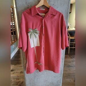 Bamboo Cay Resort Wear Hawaiian Palm Tree Men's Shirt